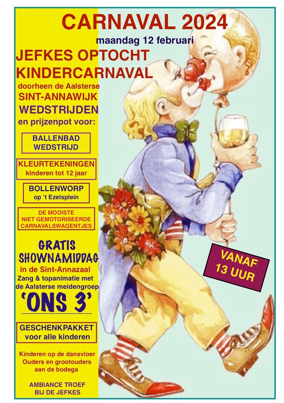  Kindercarnaval 2024 – De Jefkes van Sint-Anna 
